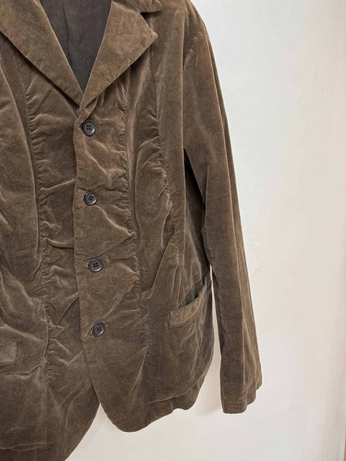 plantation 주름 벨벳 자켓 상품이미지3