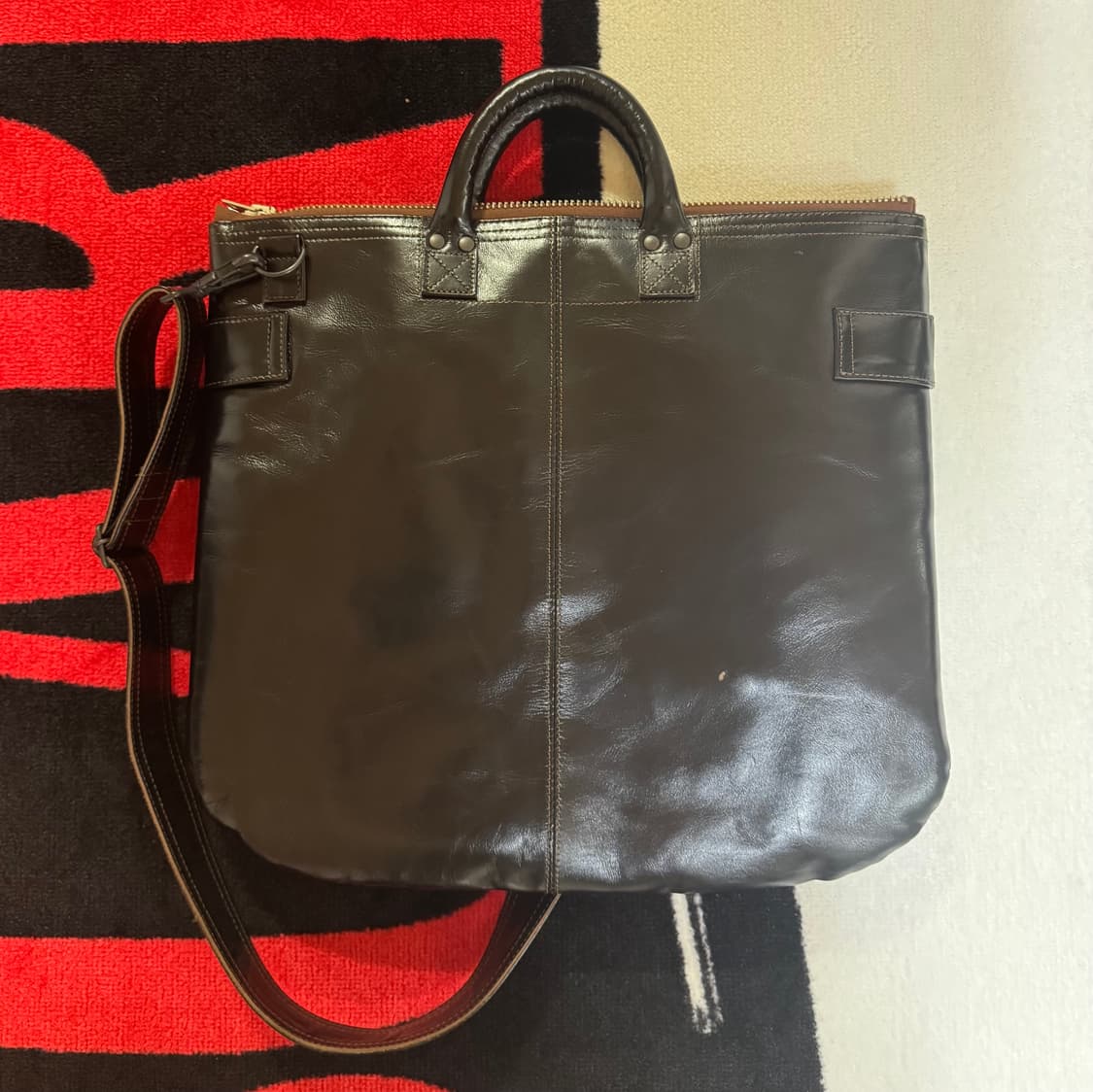 토이즈 맥코이 레더 헬맷백 블랙 상품이미지3