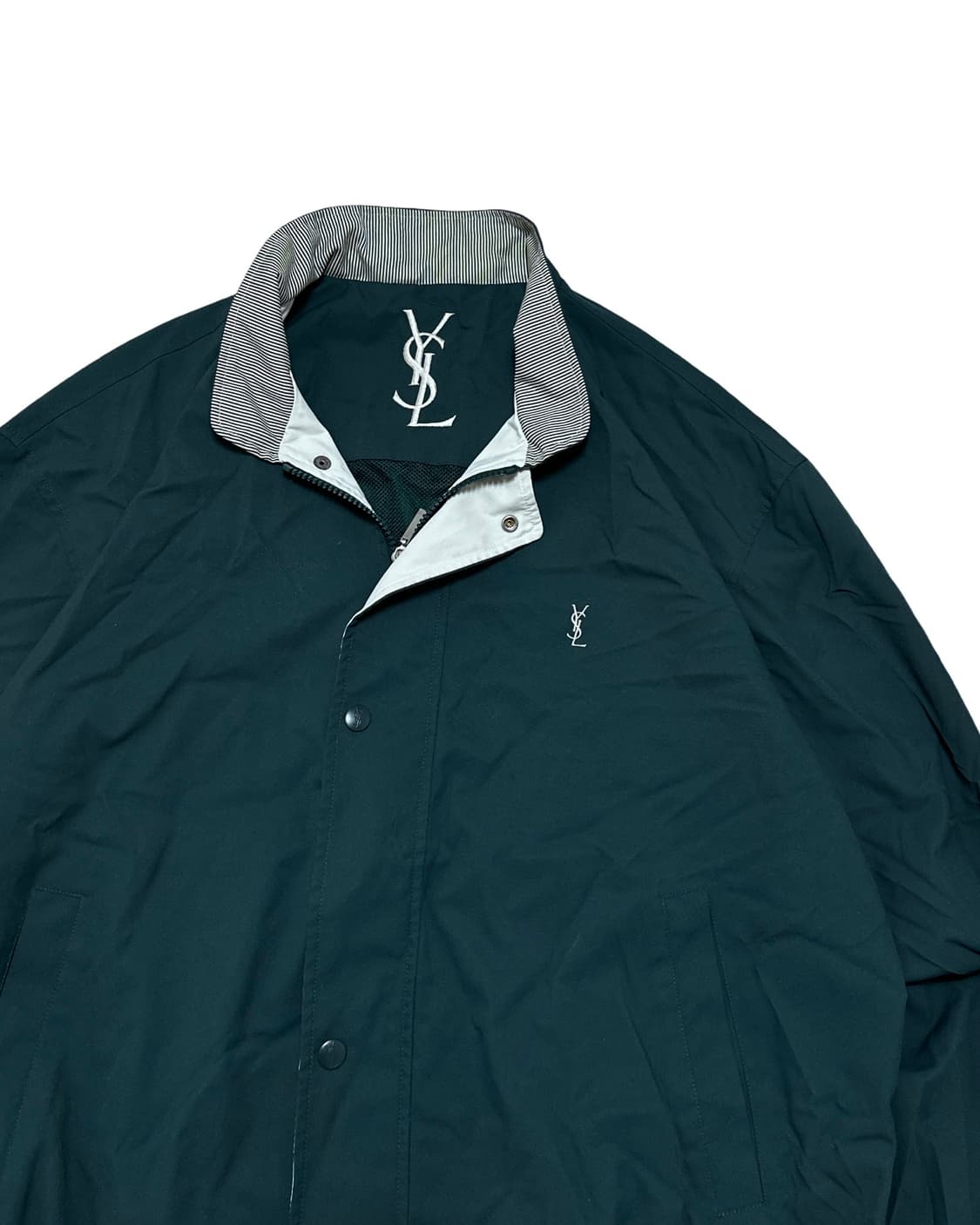 YSL 입생로랑 딥그린 블루종 자켓 상품이미지3