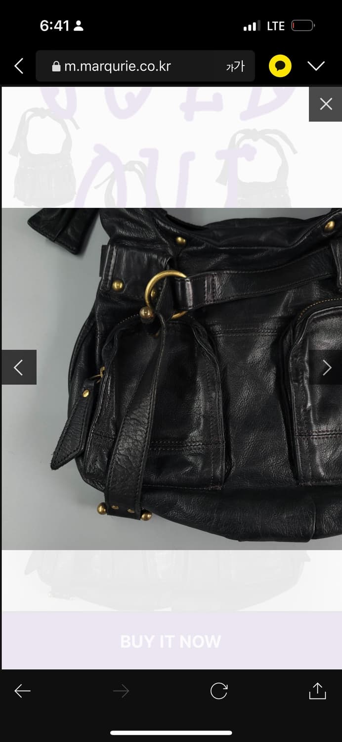 빈티지 리본 스트랩 숄더백 상품이미지4