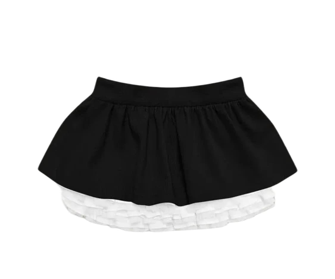 더티스 로맨틱 부케 레이어드 스커트 블랙 구해요!! 상품이미지1