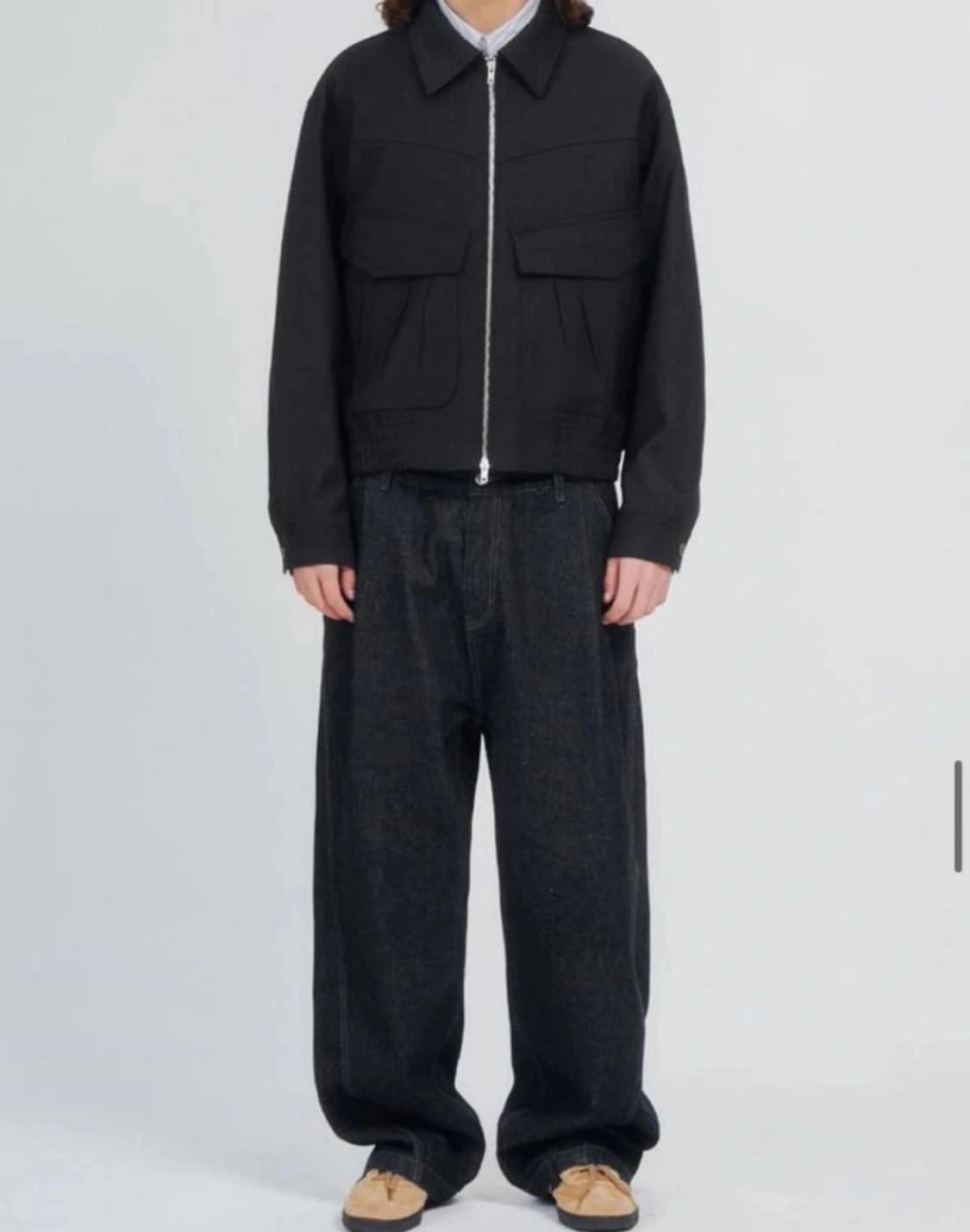 인템포무드 블루종 자켓 L 상품이미지5