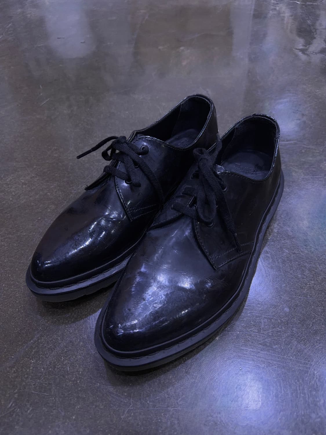 닥터마틴 듀프리 캐쥬얼 에나멜 더비슈즈 구두 250 상품이미지1