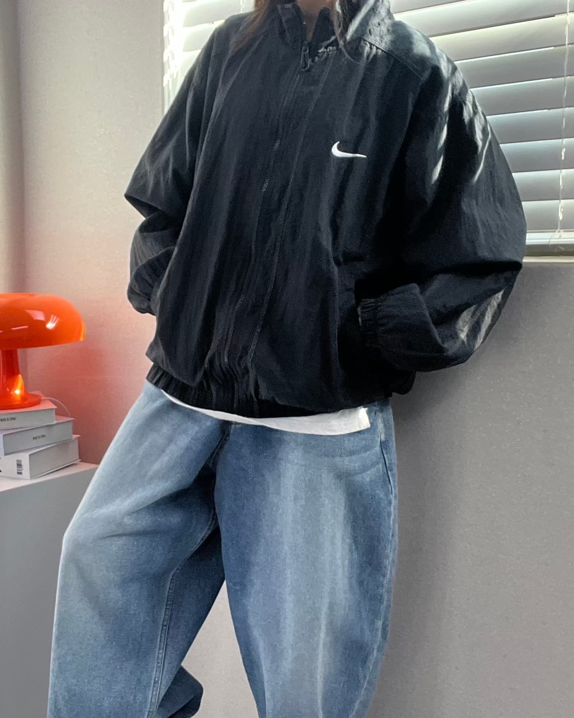 (L)90'S 나이키 바람막이-M1341 상품이미지8