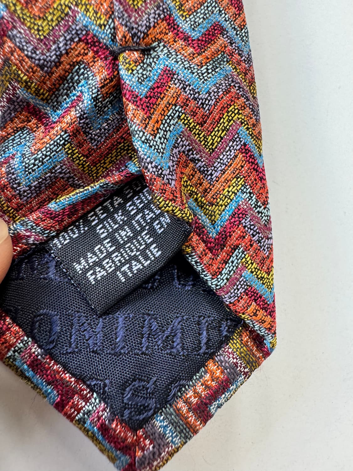 미쏘니 (Missoni) 실크 넥타이 9cm 상품이미지6