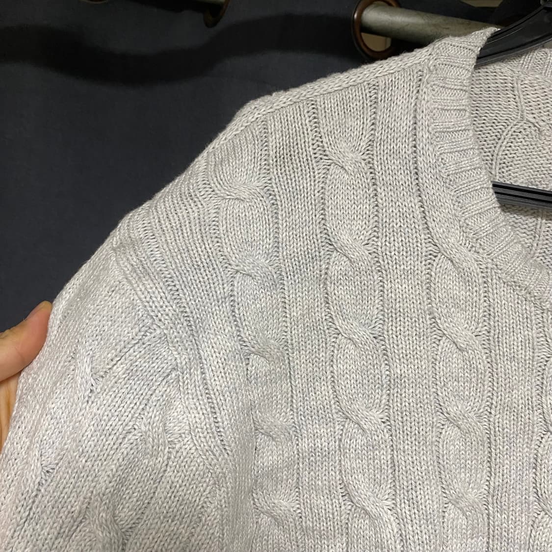 폴로 랄프로렌 꽈배기 니트 XL 상품이미지5