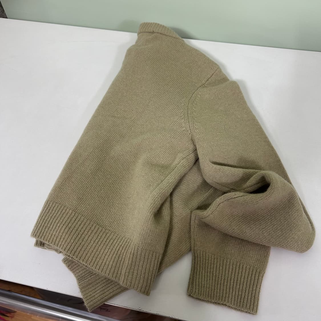 우먼M 언앤써드미스테리 베이지 레이어드 가디건 상품이미지6