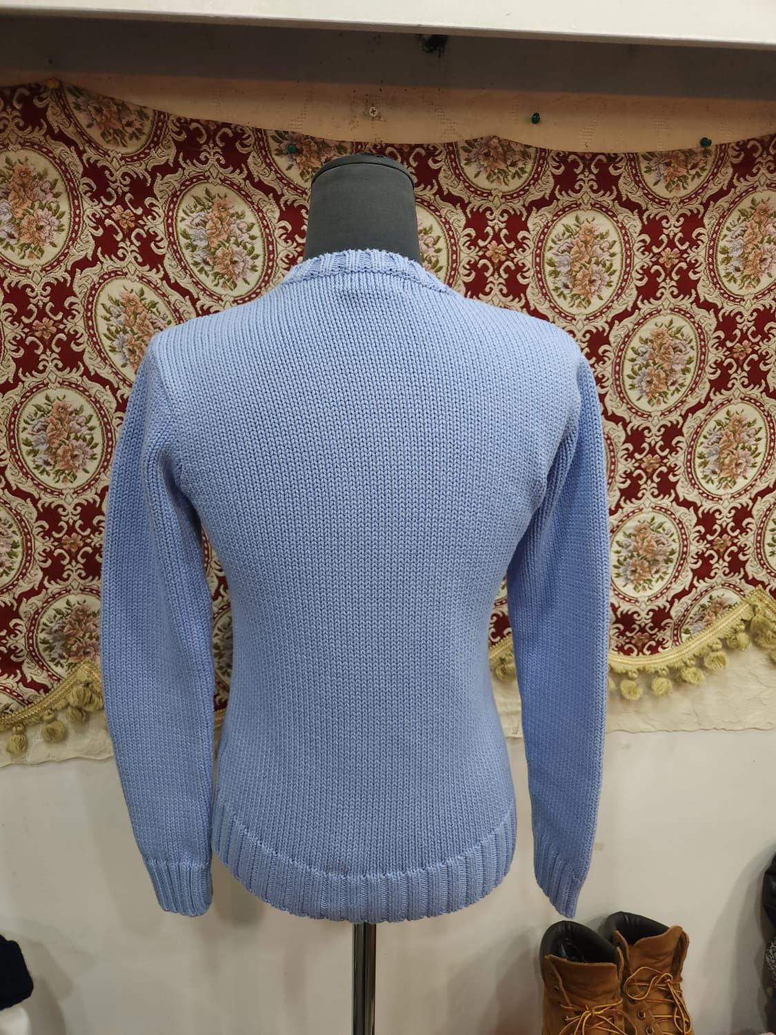 폴로 랄프로렌 샘브레이 블루 코튼 니트
​
 상품이미지7