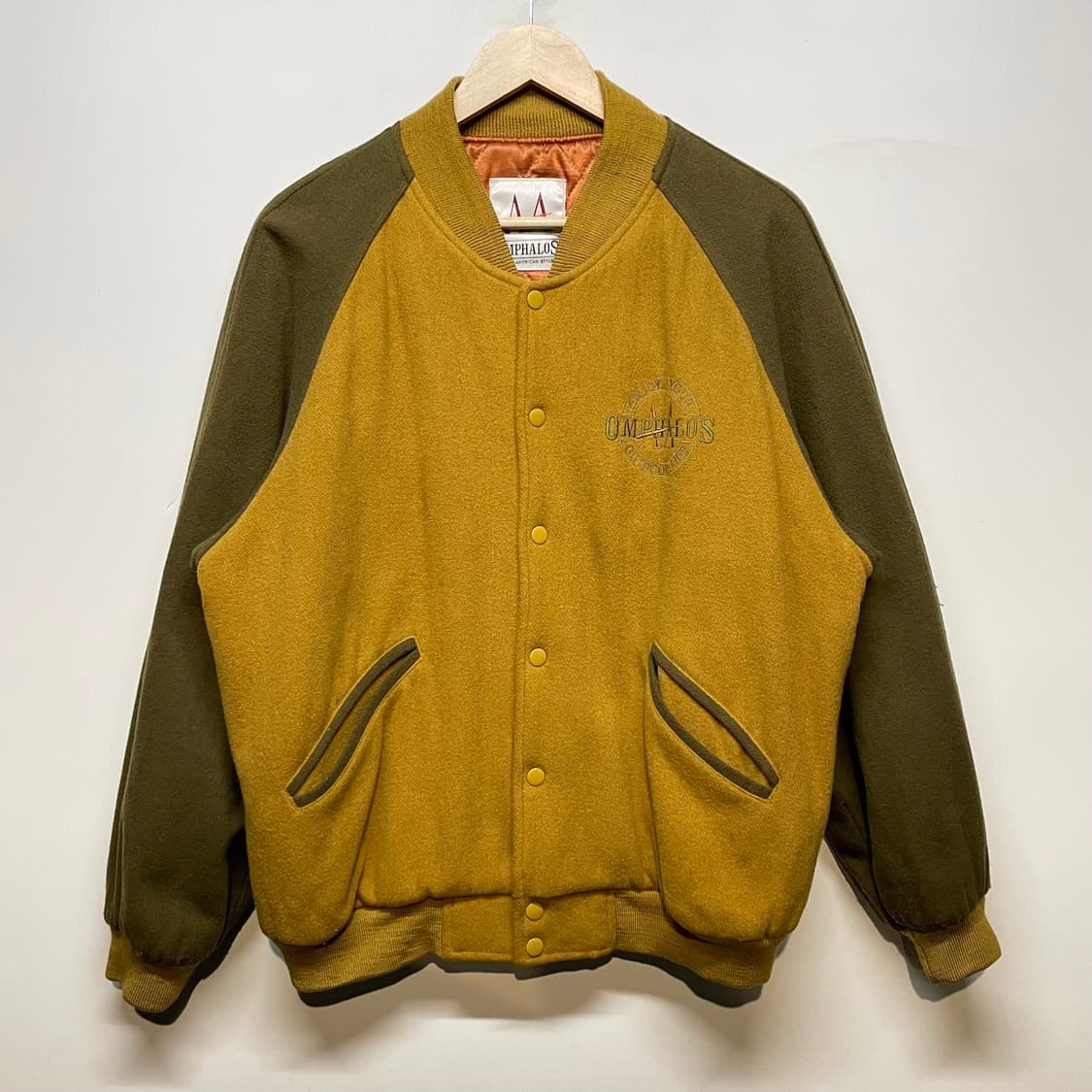 1990s OMPHALOS 울 바시티 자켓 상품이미지1
