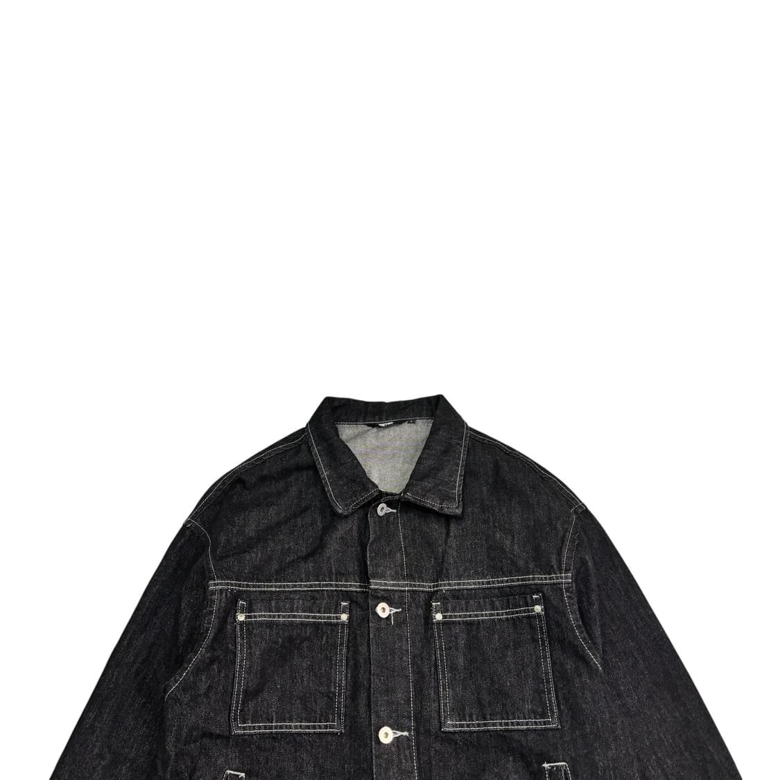 트릴리온 흑청 데님 트러커 자켓 상품이미지2