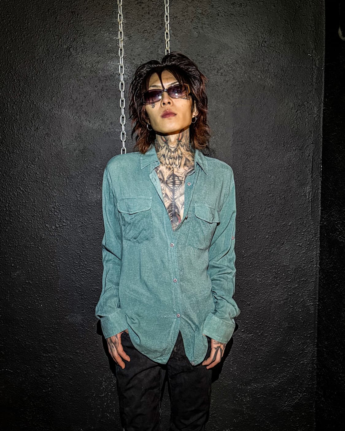 G.O.A – turquoise colored shirt 상품이미지1