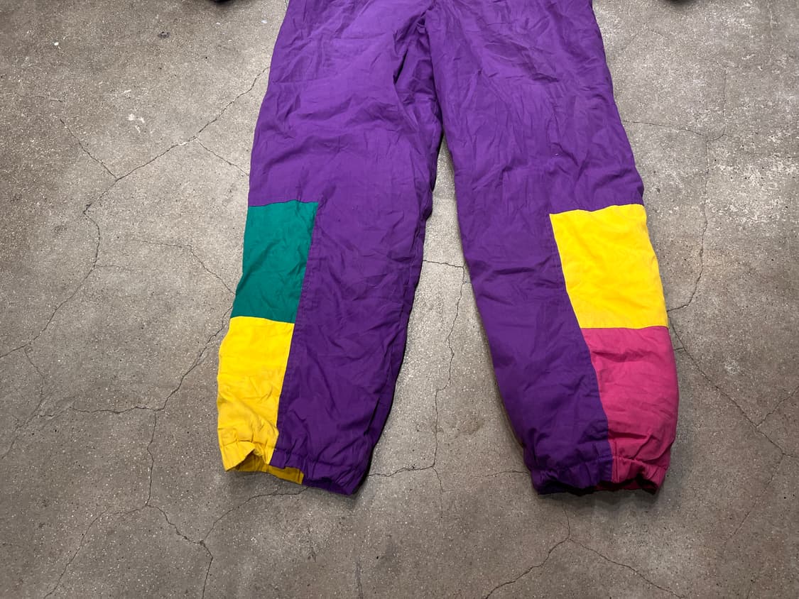 90‘s 컬러블럭 스키 오버롤 상품이미지7