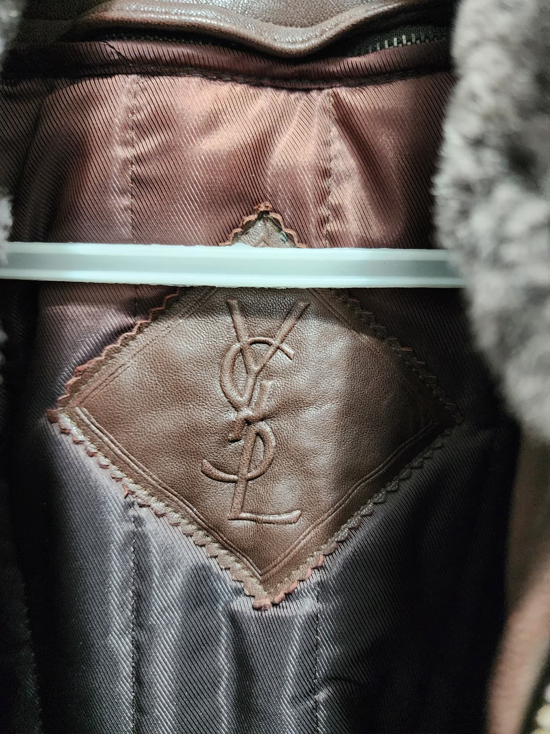 (내피포함) YSL 입생로랑 90s 리얼레더 가죽자켓  상품이미지9