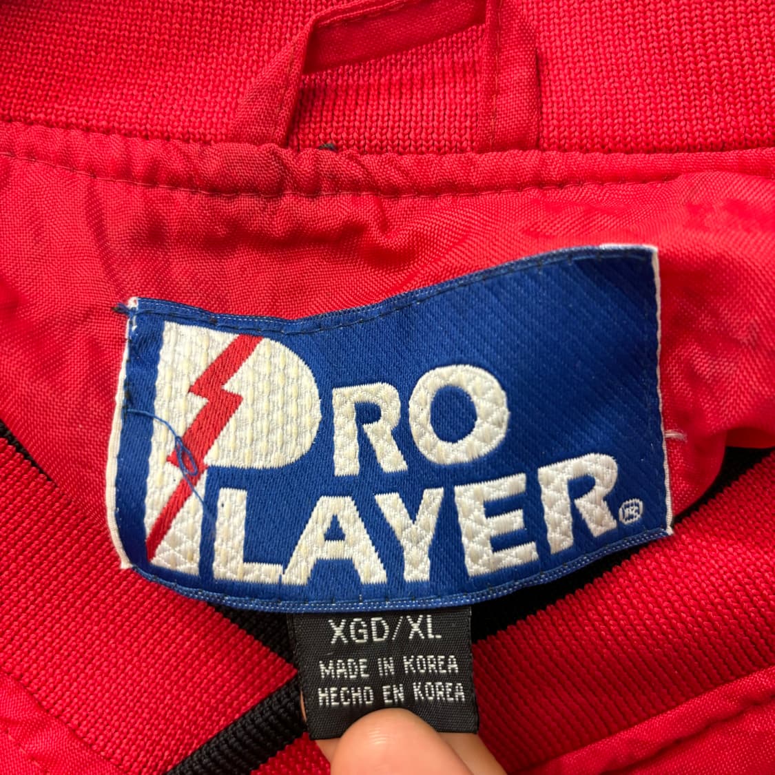 90s 프로 플레이어 올드스쿨 디트로이트 레드윙스 웜업 XL 상품이미지7