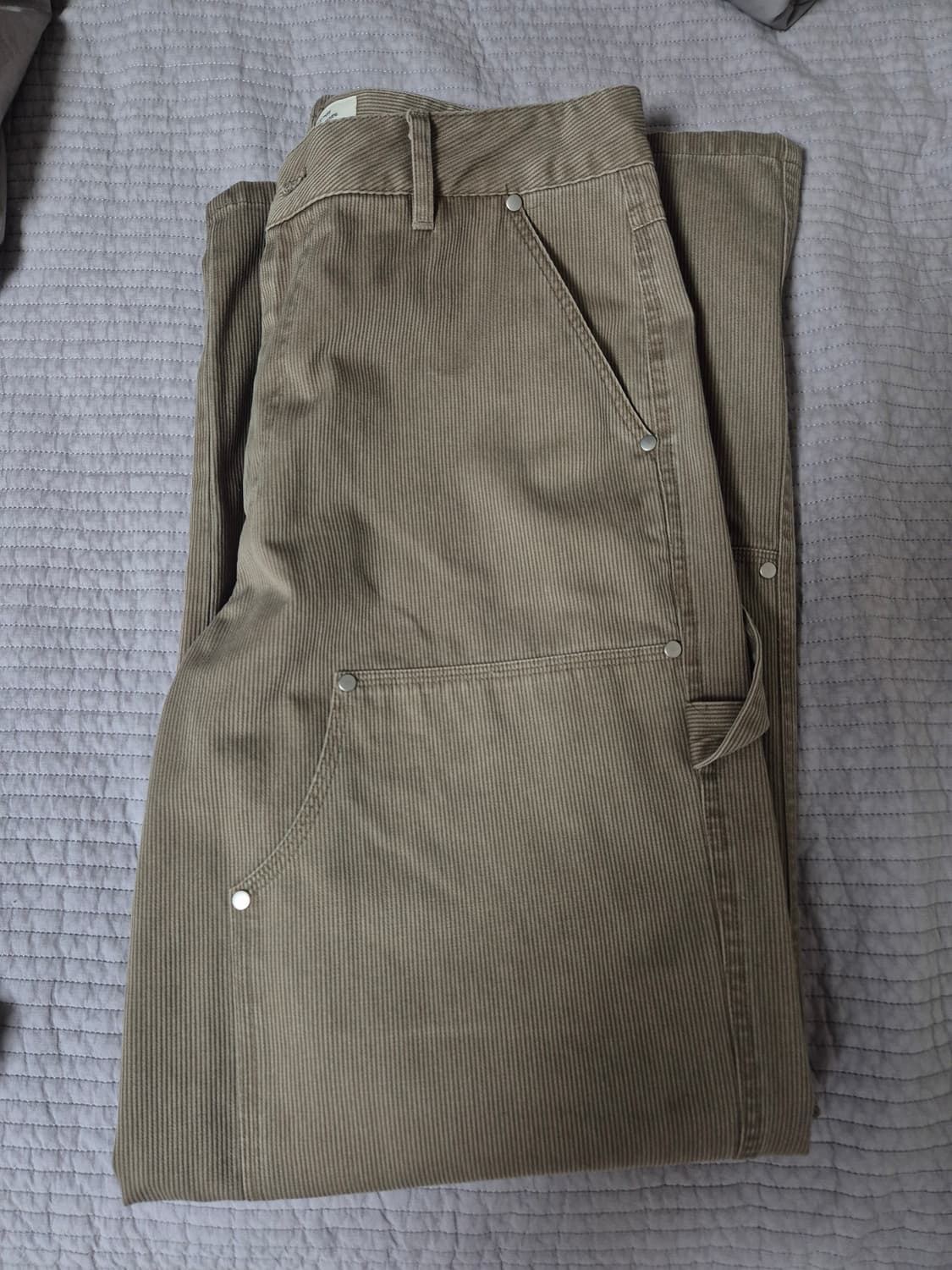 다이브인 워시드 더블니 카펜터 팬츠 0사이즈 상품이미지1