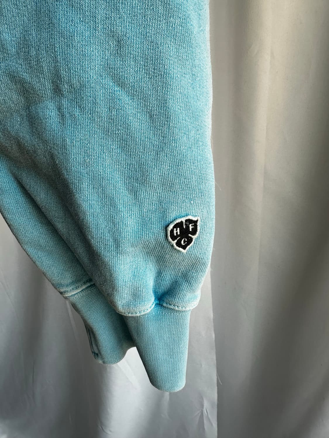 해리티지플로스 버튼 후드티 스카이블루 상품이미지6