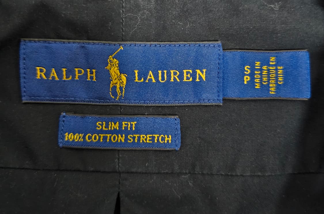 폴로 랄프로렌 블랙 셔츠 핑크 포니 S 상품이미지3