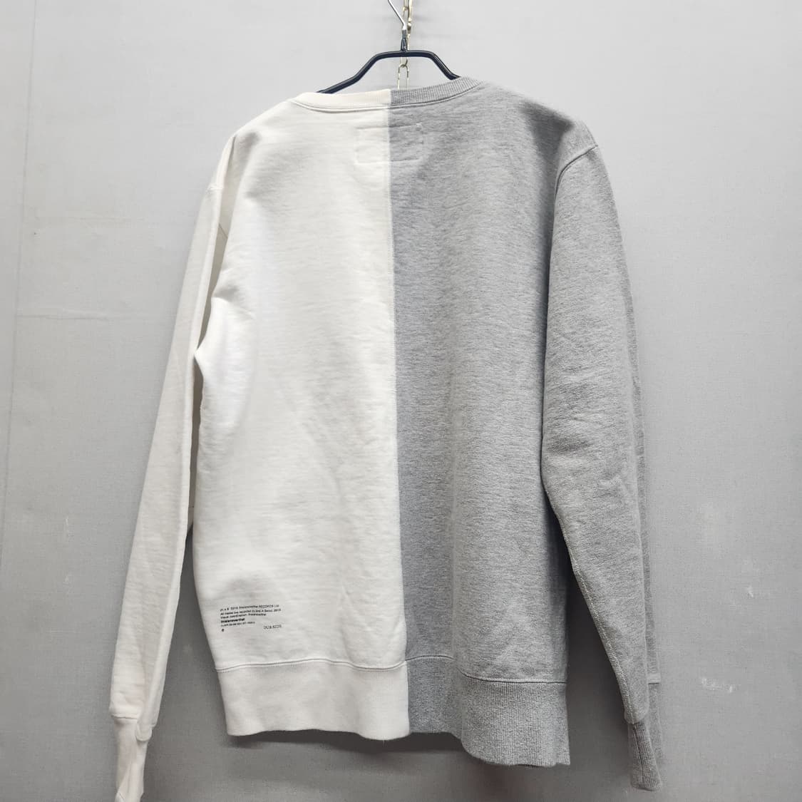 디스이즈네버댓 하프앤하프 디자인 빈티지 맨투맨 M(XL) 상품이미지4