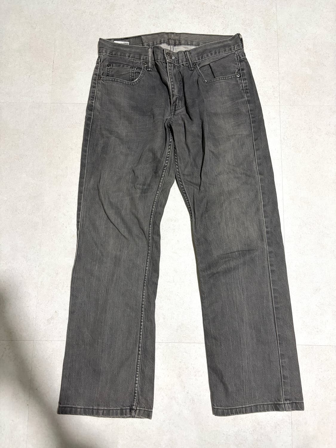 리바이스 올드 세미오버핏 흑청진 32 상품이미지2