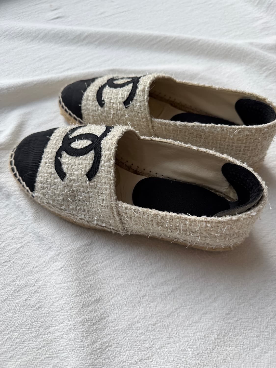 샤넬 트위드 에스파듀 정품 사이즈 36 (230) 택포 상품이미지4