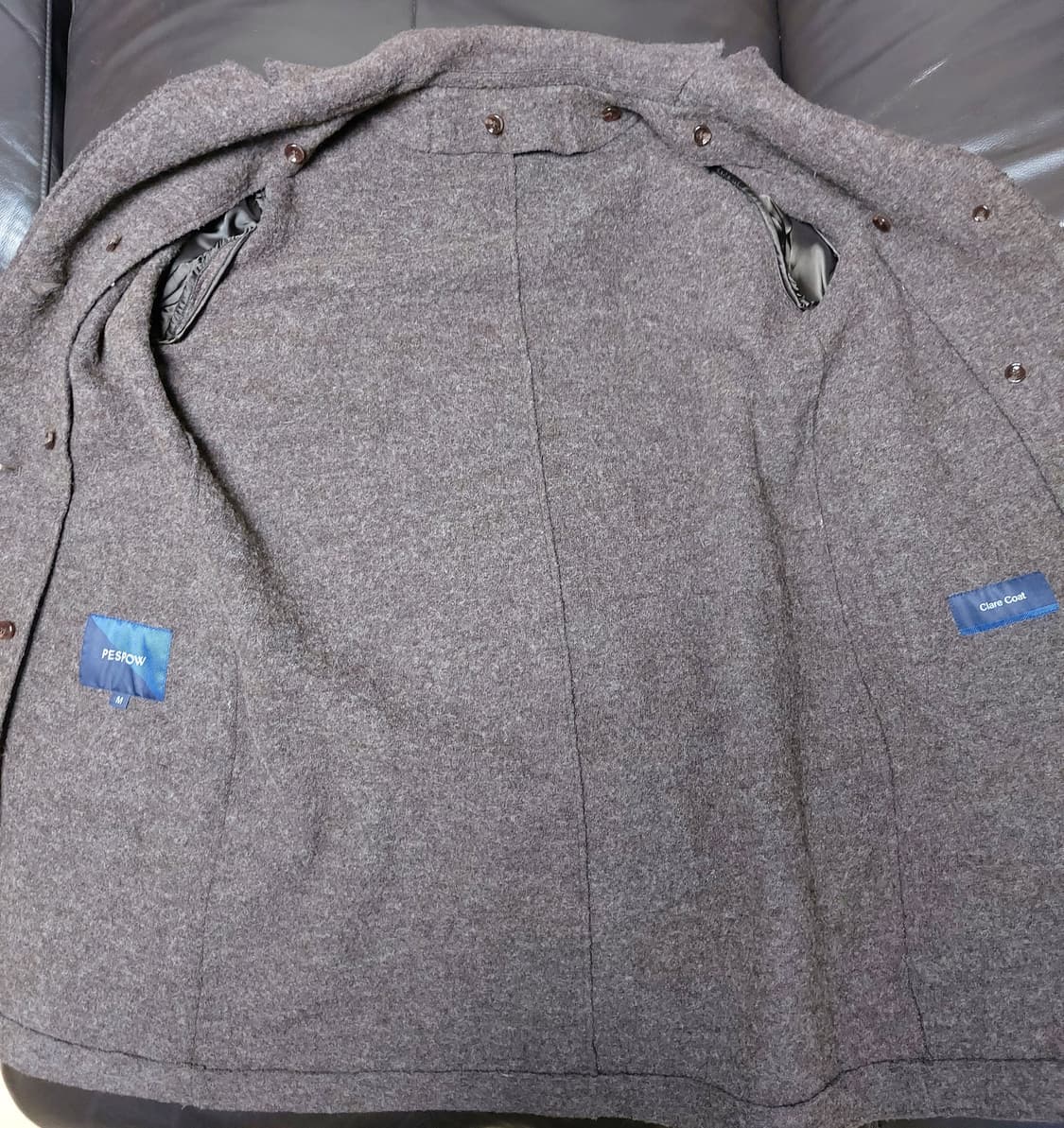 페스포우 여성 클레어 이태리 울 스트레치 다운 코트(M) 상품이미지4