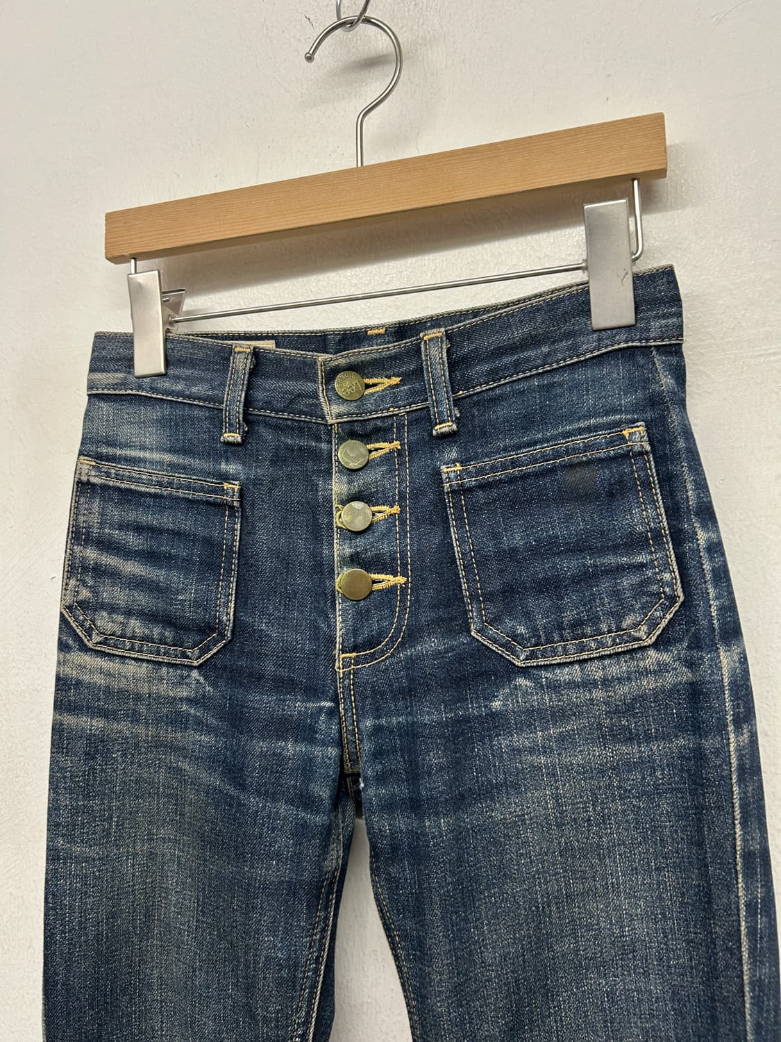 90s Lee 하이웨스트 데님 벨바텀 플레어 부츠컷 상품이미지2