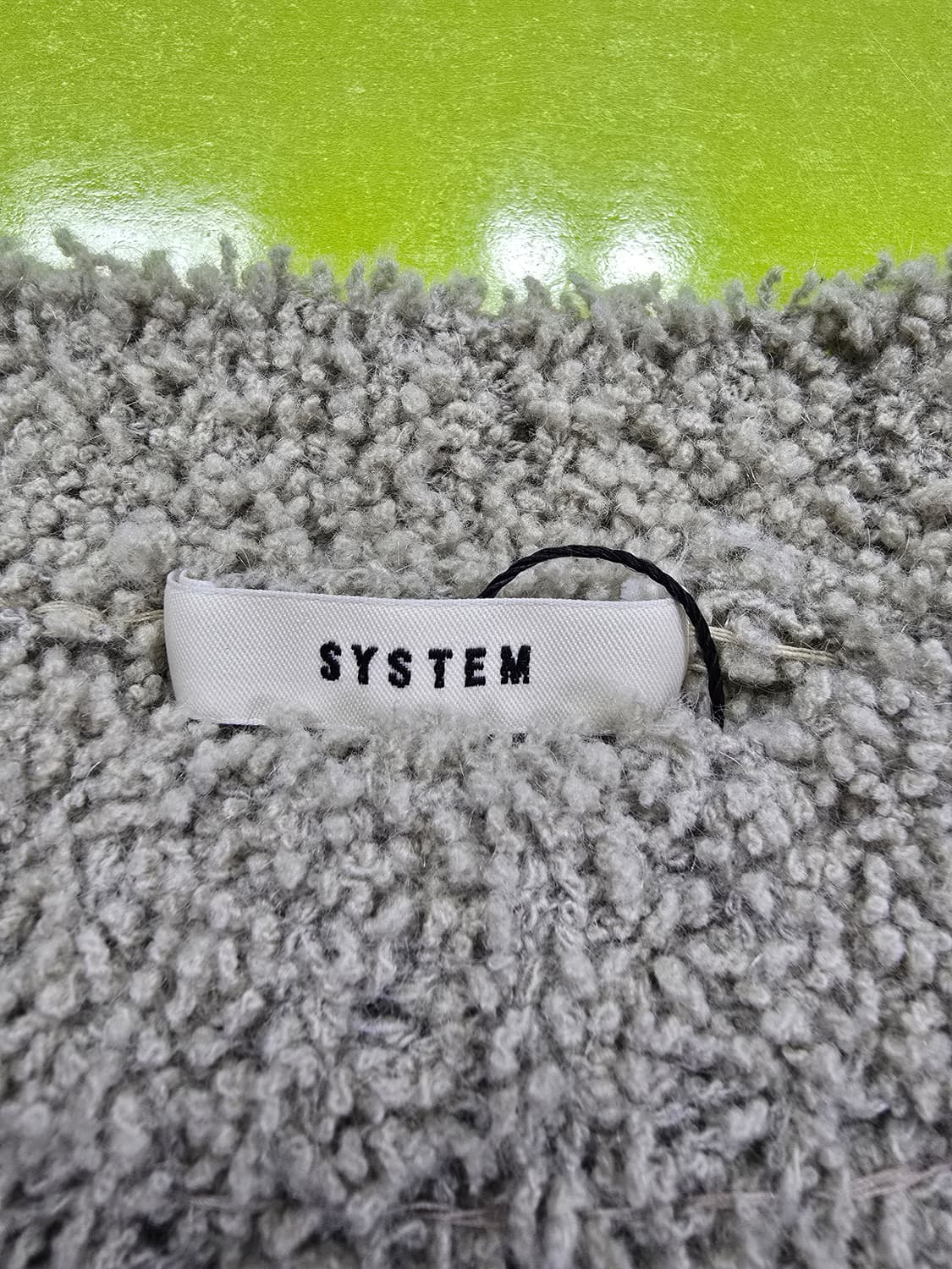 SYSTEM 니트 스웨터 배색 디자인 (1226) 상품이미지3