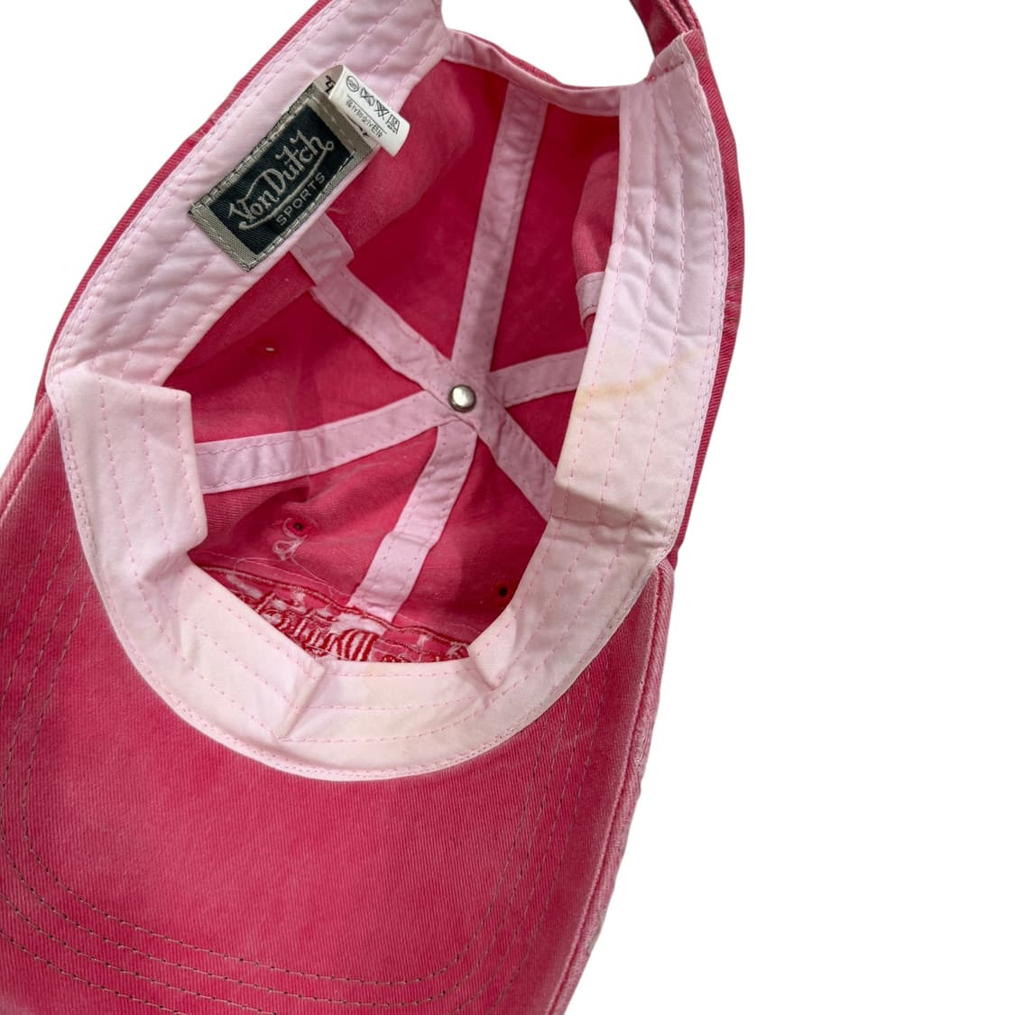 본더치 빈티지 그런지 데미지 디테일 데님 펑크 Y2K 볼캡 모자 상품이미지6