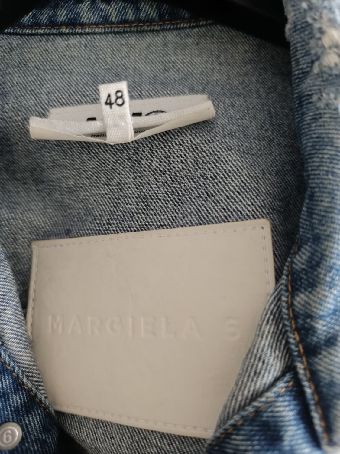 mm6 디스트레스 데님 자켓 상품이미지6