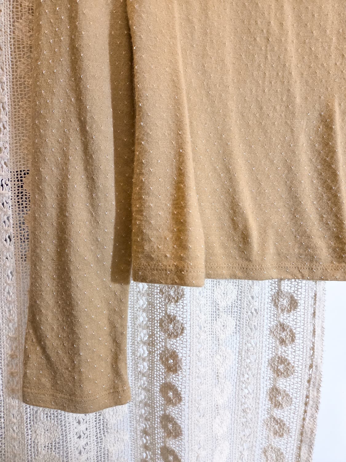 도트 목폴라 슬리브 상품이미지4