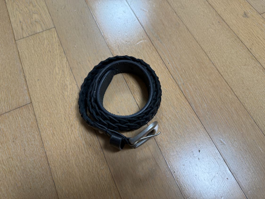 디키즈 브레이디드 레더 벨트 상품이미지2