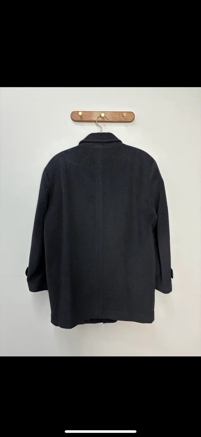 Oleg Cassini 래글런 블랙 코트 H1915 상품이미지5