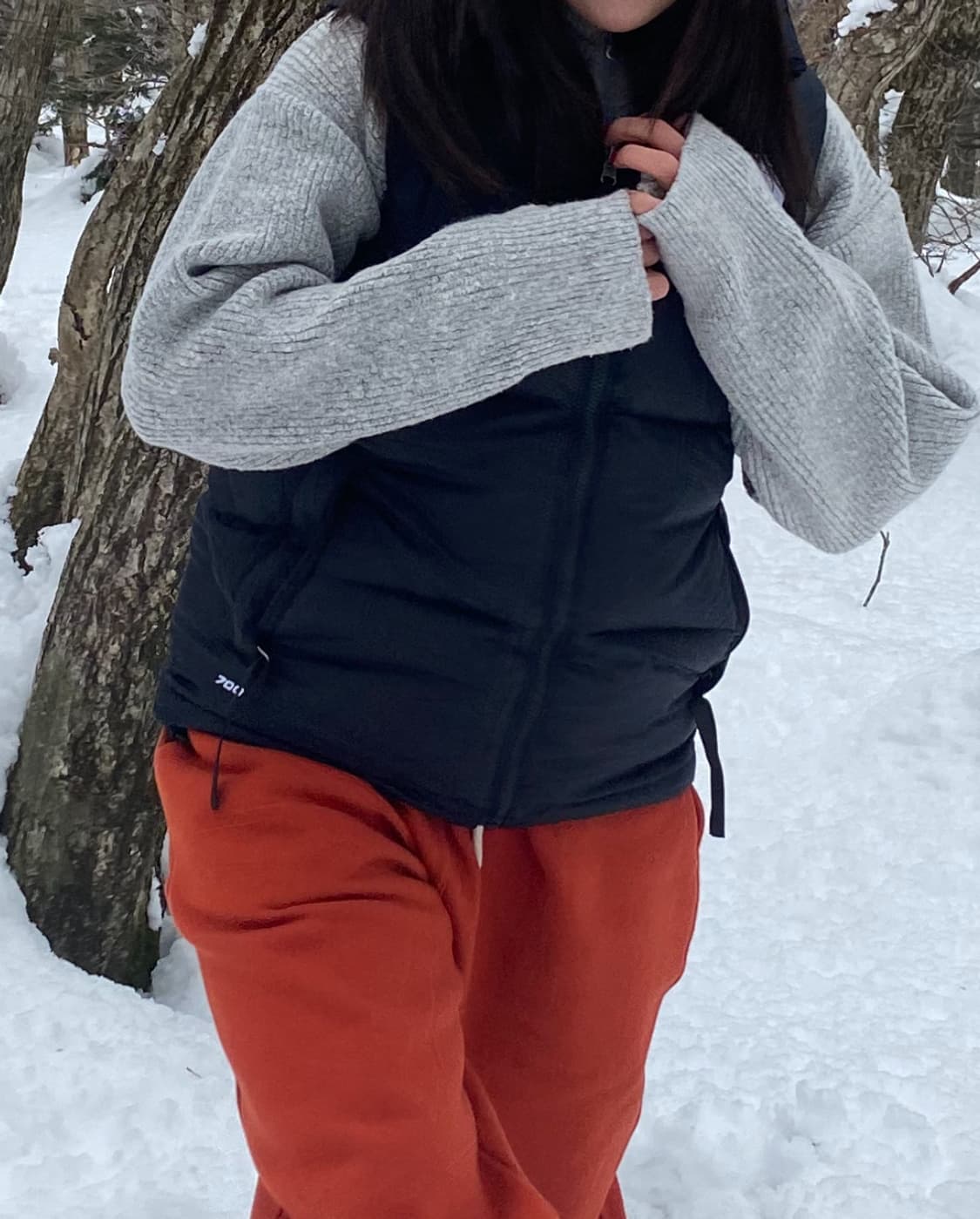 노스페이스 눕시 700 패딩 조끼 XS 블랙 상품이미지4