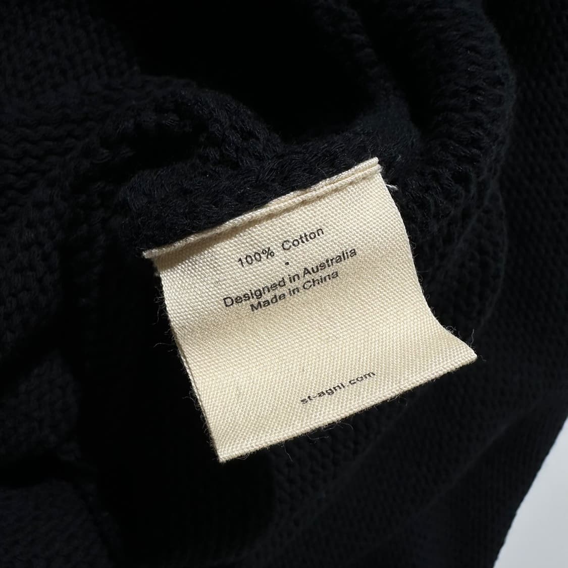 (새상품) 세인트 아그니 조지아 니트 드레스 블랙 상품이미지8