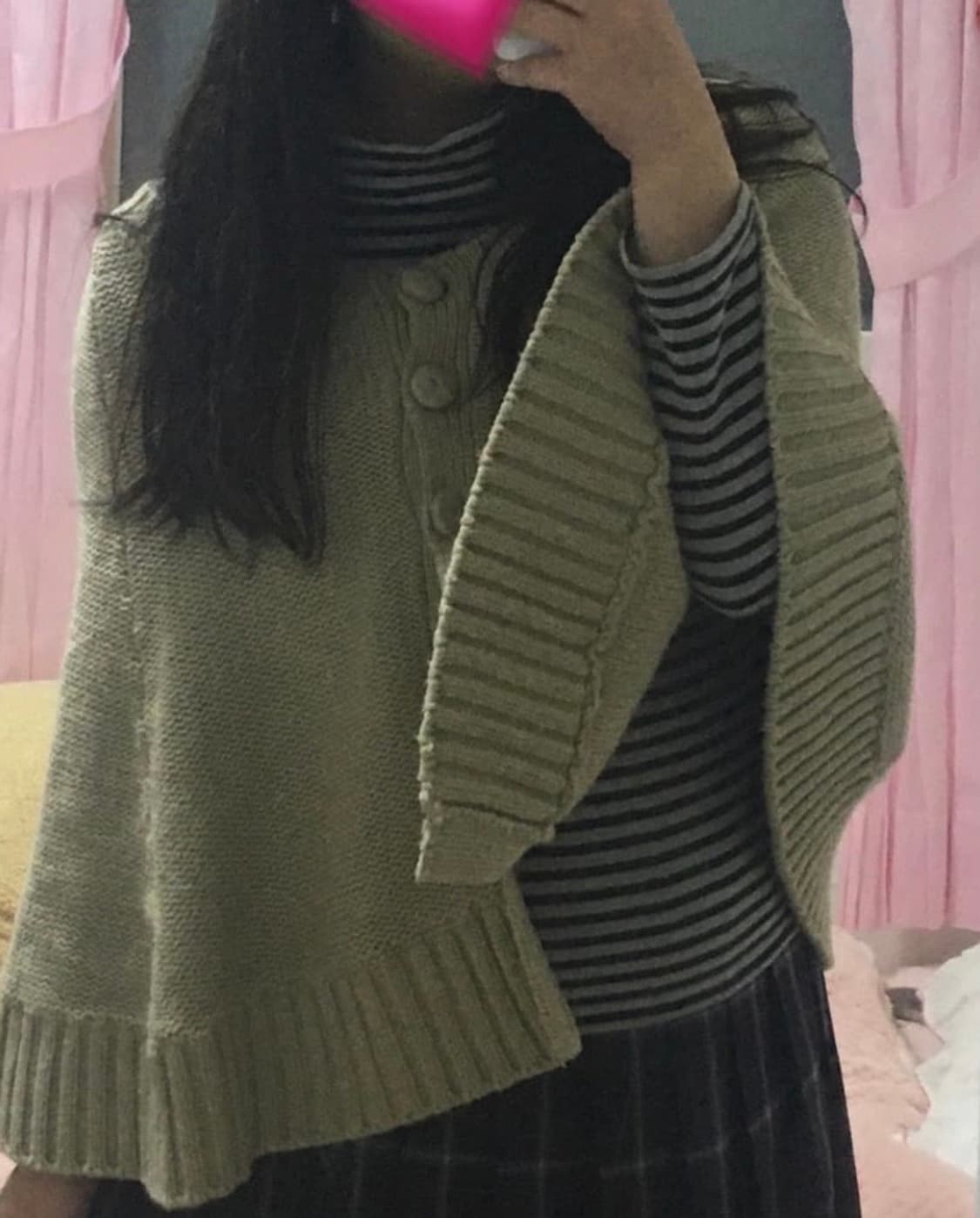 [일주일 특가 ‼️] 일본 도쿄 사와코 스즈코 빈티지 상의 케이프 코디셋 상품이미지1