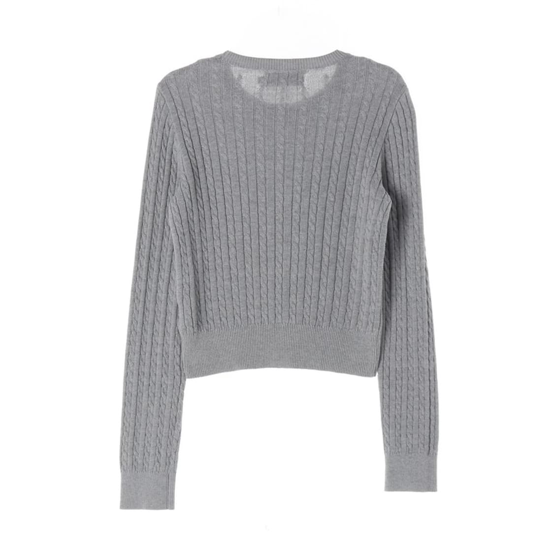 키르시 스몰 체리 케이블 크롭 니트 1 상품이미지2