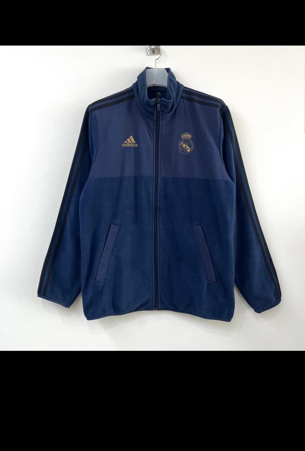 아디다스 레알 마드리드 네이비 플리스 후리스 자켓 상품이미지1