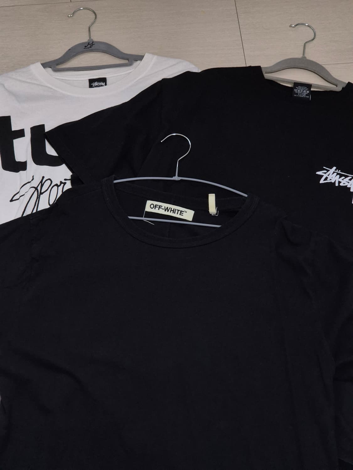 발렌시아가 슈프림 오프화이트 스투시 우영미 반팔티 급처 상품이미지1