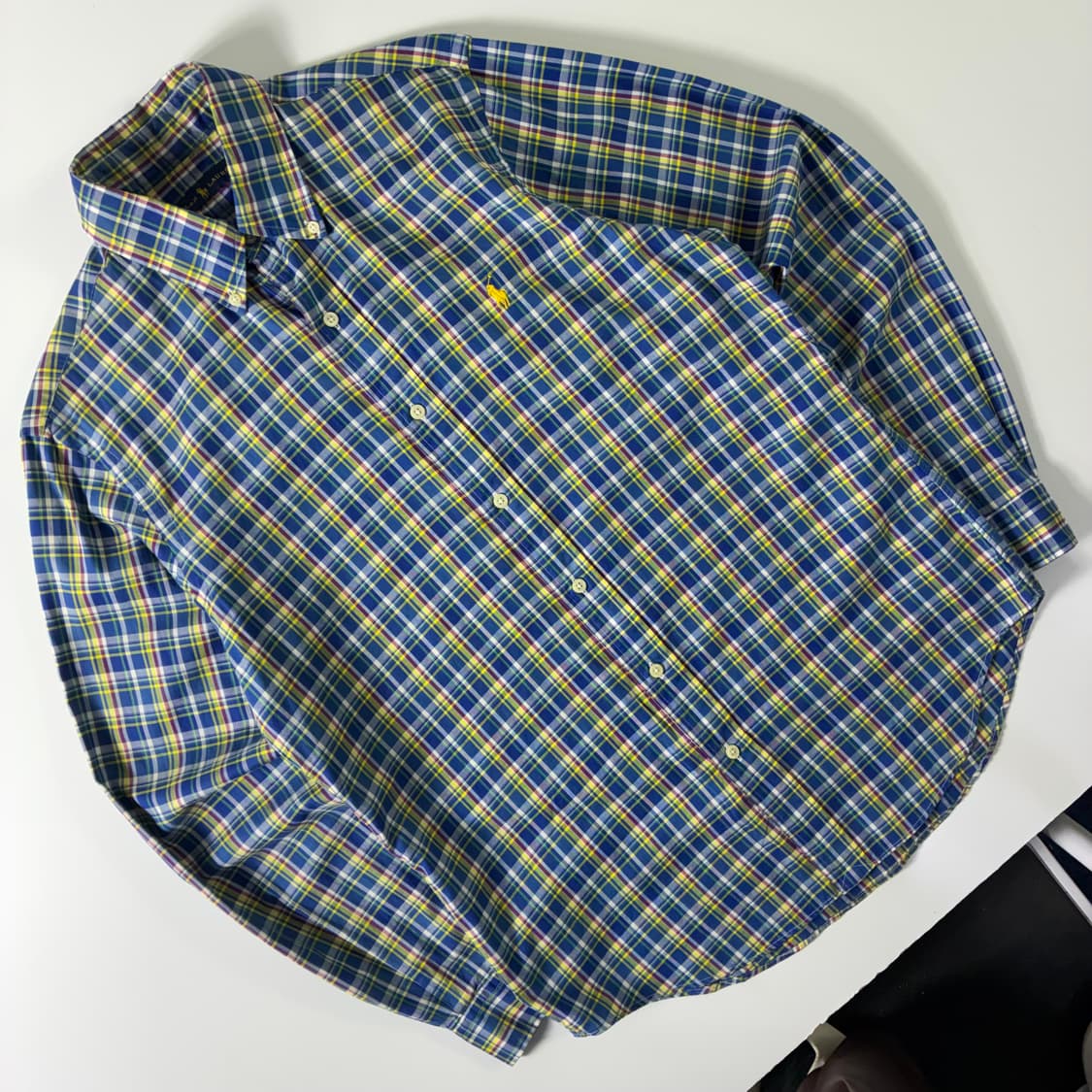 Polo  폴로 랄프로렌 자수 코튼 체크 셔츠  상품이미지2