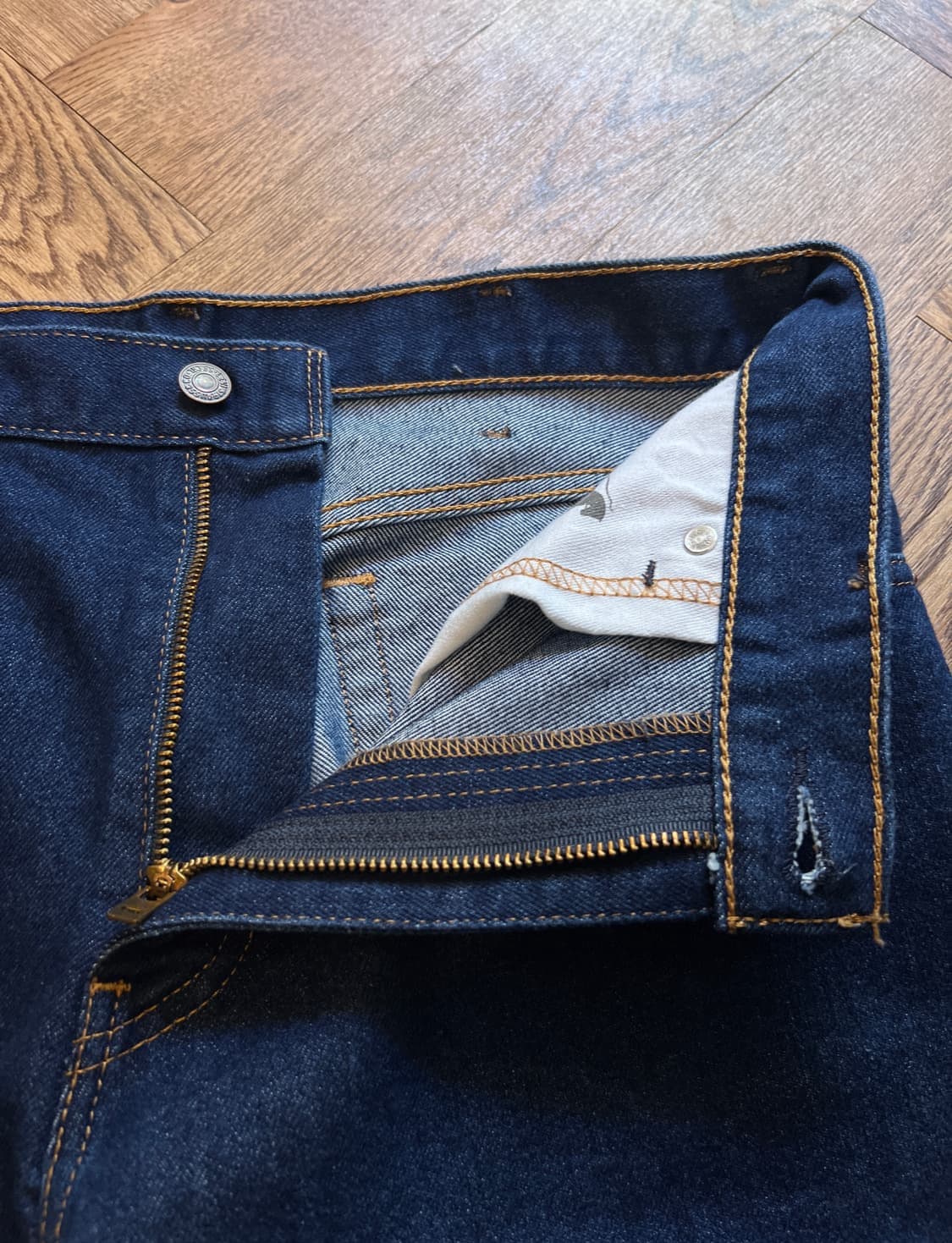 [33] 리바이스 517 부츠컷 플레어핏 진청 데님 팬츠 상품이미지3