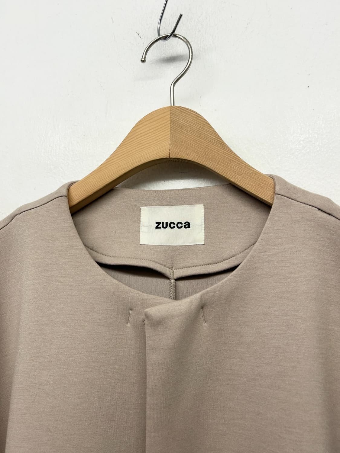 zucca 주카 베이지색 코트 상품이미지2