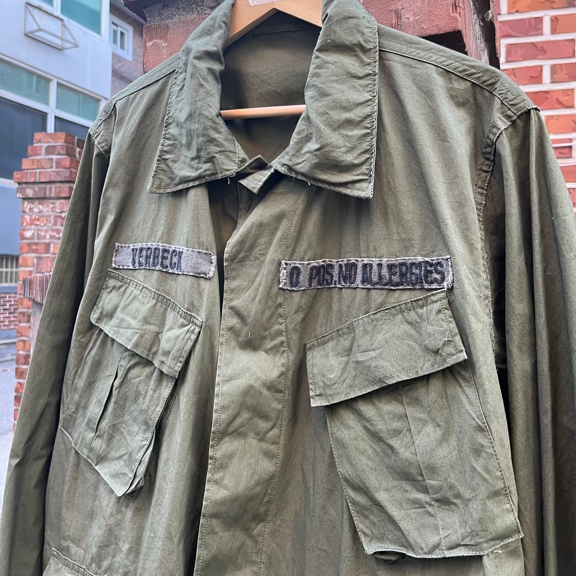 70s 미군 정글퍼티그 자켓 (L/R) 상품이미지2