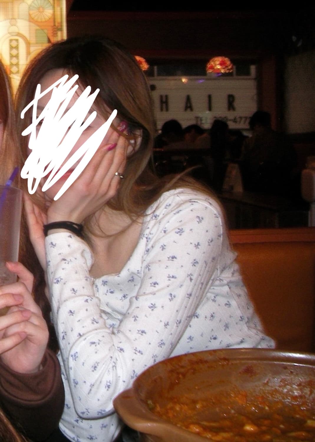 플라워 패턴 롱슬리브 탑 상품이미지2