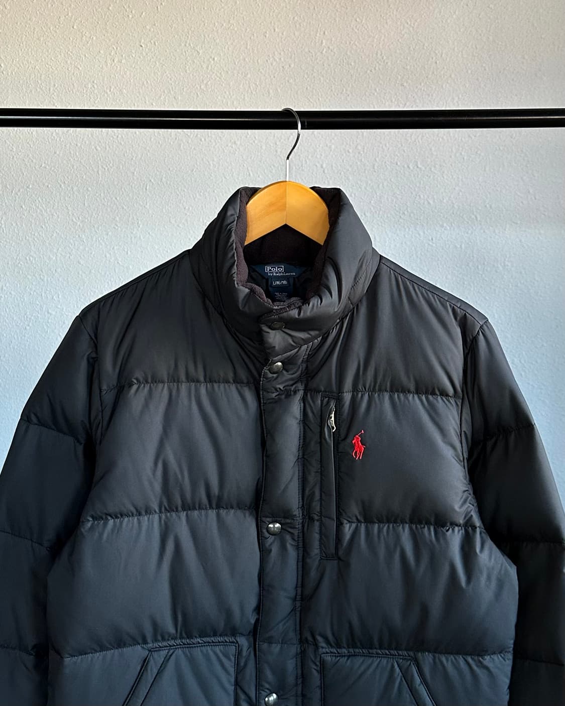 [L]폴로 랄프로렌 레드 포니 패딩 자켓 상품이미지2