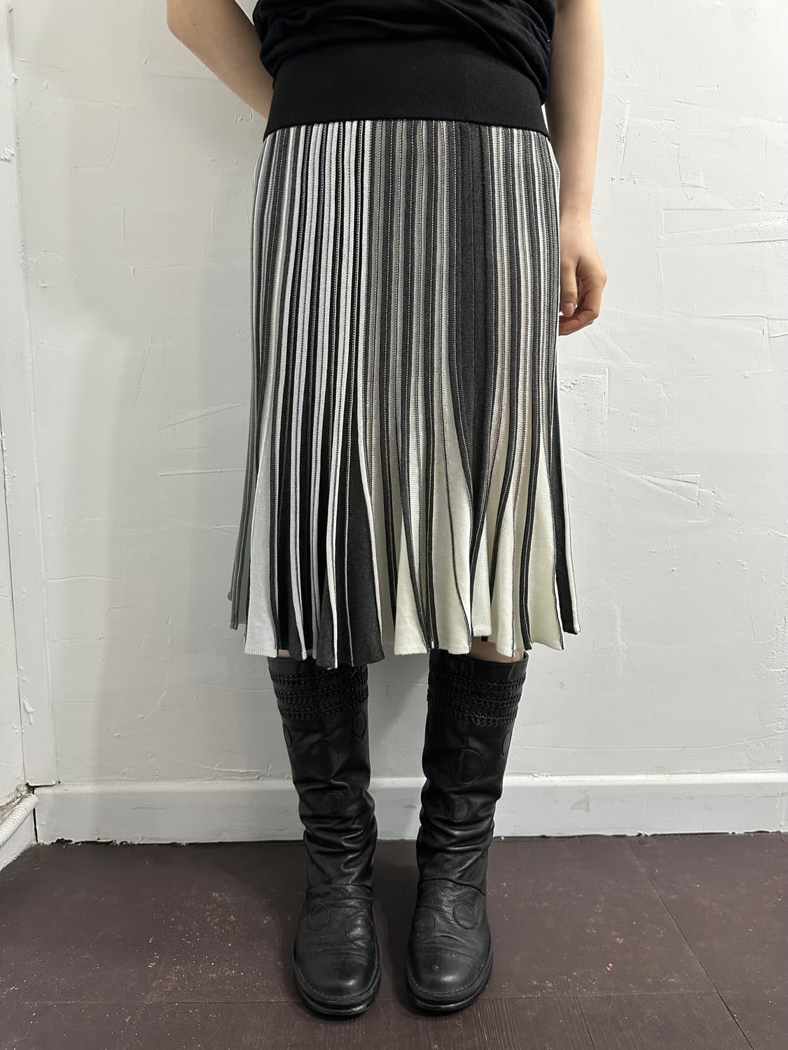 knit design skirt 상품이미지2