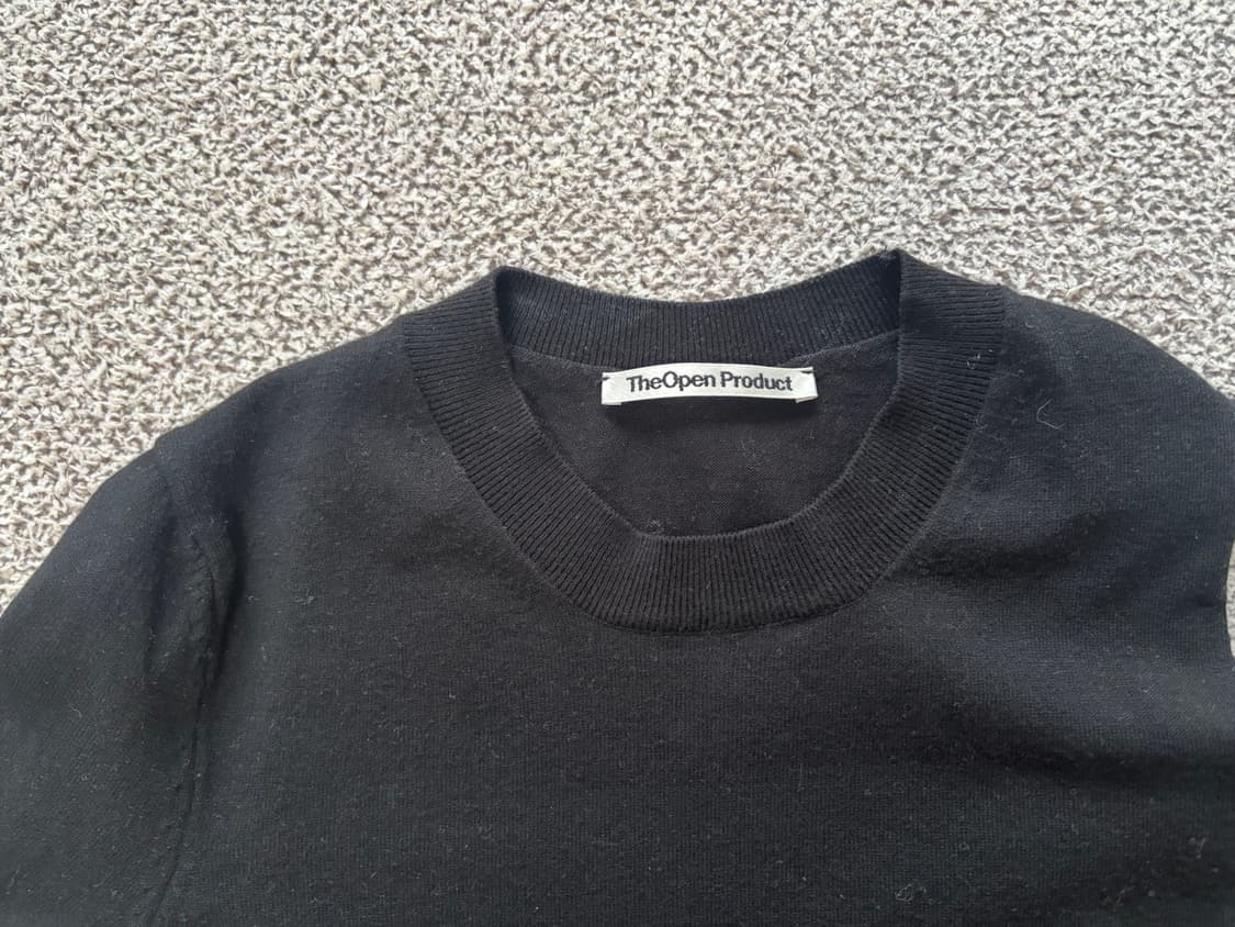 더오픈프로덕트 니트 검정 상품이미지2