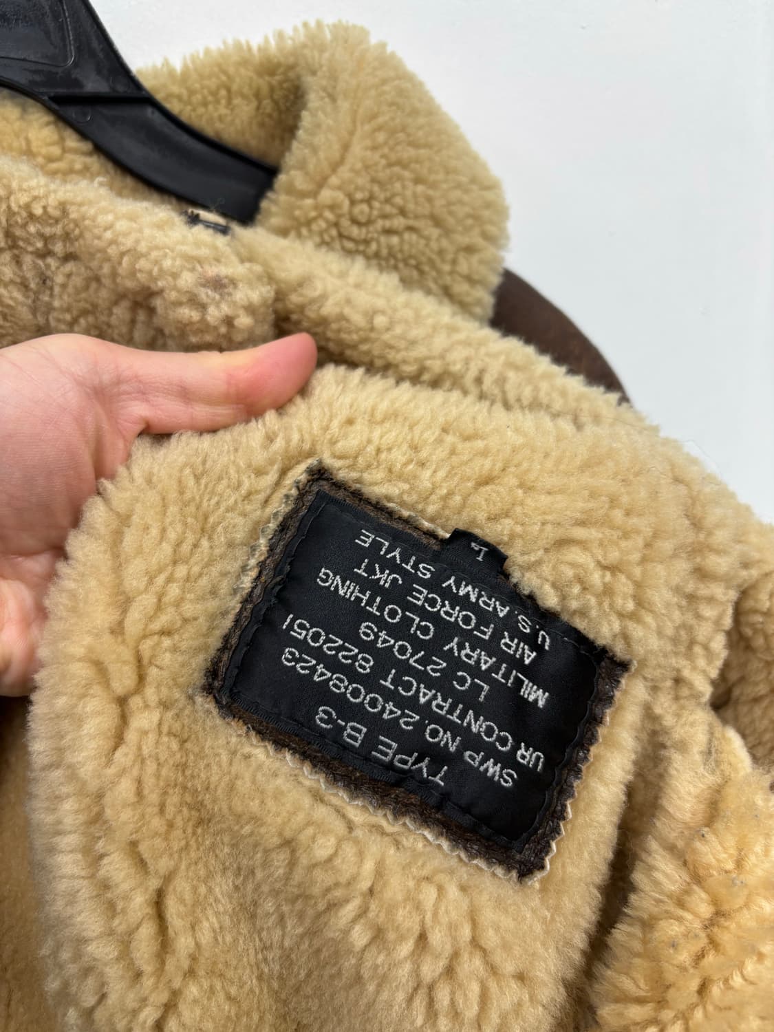 TYPE B-3 양가죽 무스탕      상품이미지9