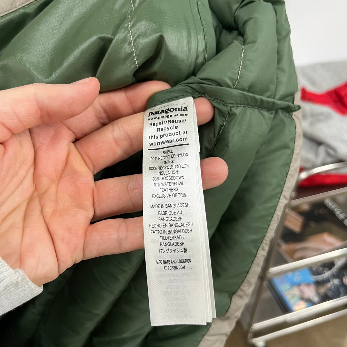 파타고니아 구스다운 패딩 점퍼 M  상품이미지4