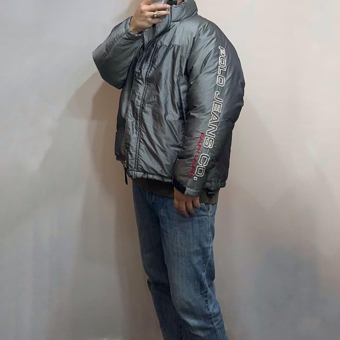 폴로 스펠아웃 덕다운 패딩 상품이미지2