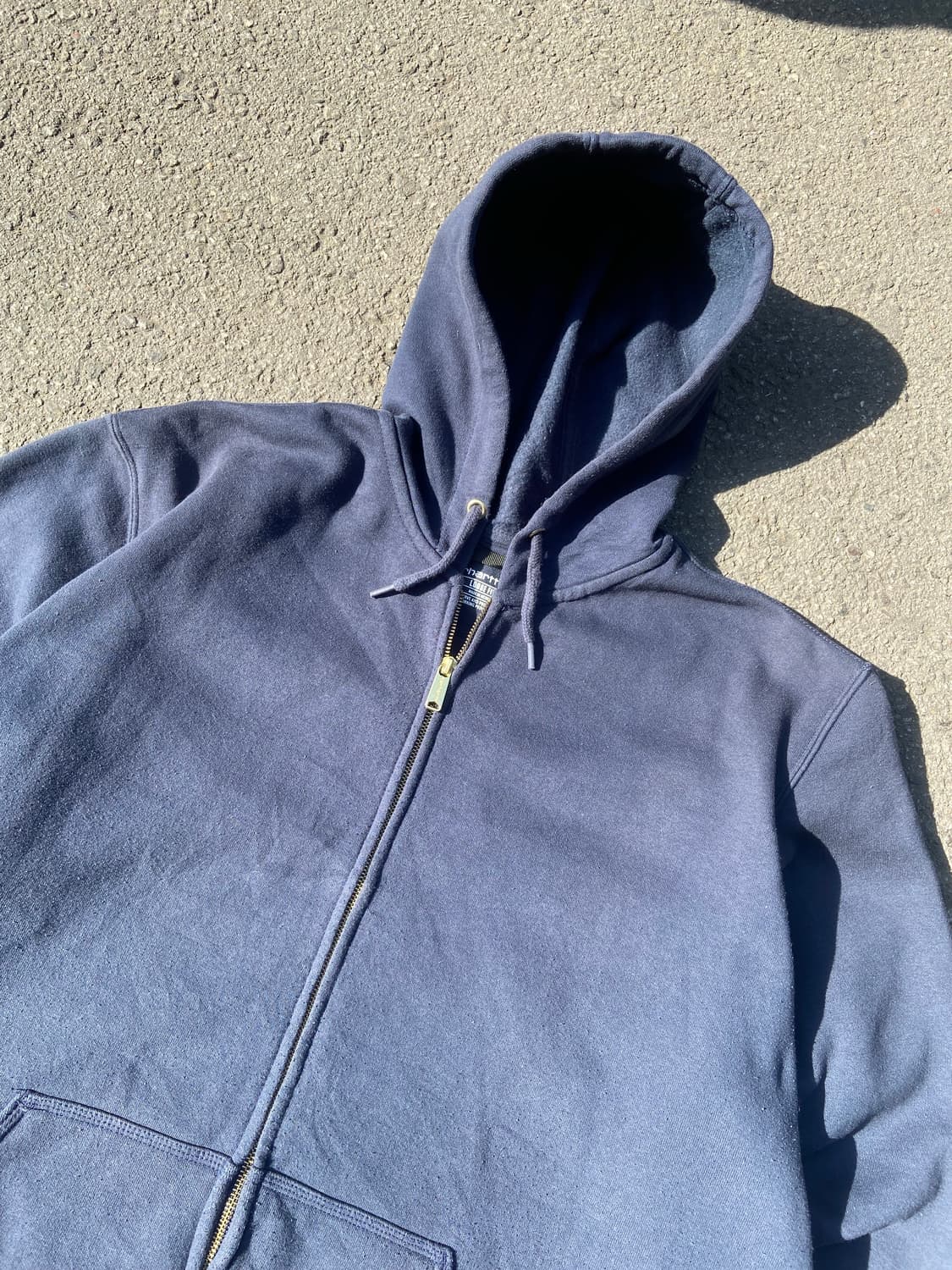 실측 3XL) 칼하트 네이비 후디집업 상품이미지2